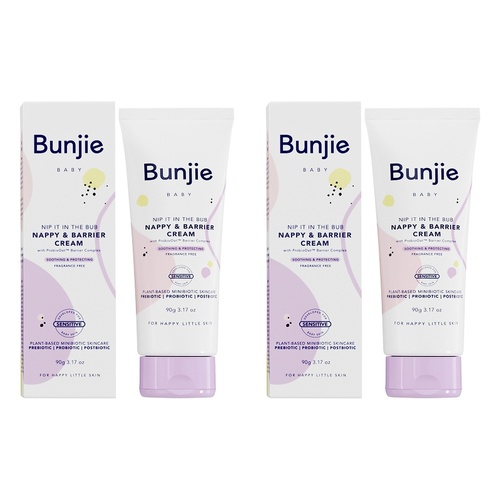 Bunjie Nip It in the Bub Nappy & Barrier Cream 90g Pack of 2