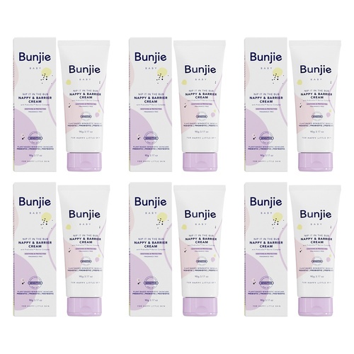Bunjie Nip It in the Bub Nappy & Barrier Cream 90g Pack of 6