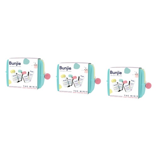 Bunjie The Minis Baby Starter Pack 5 Piece Bundle of 3