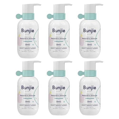 Bunjie Rock-a-Bye Massage & Bath Oil 165mL Pack of 6