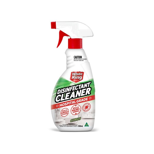White King Disinfectant Spray Citrus 500mL x 6