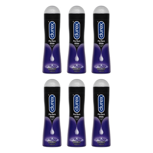 Durex Long Lasting Lubrication Silicone Lubricant 100mL Pack of 6