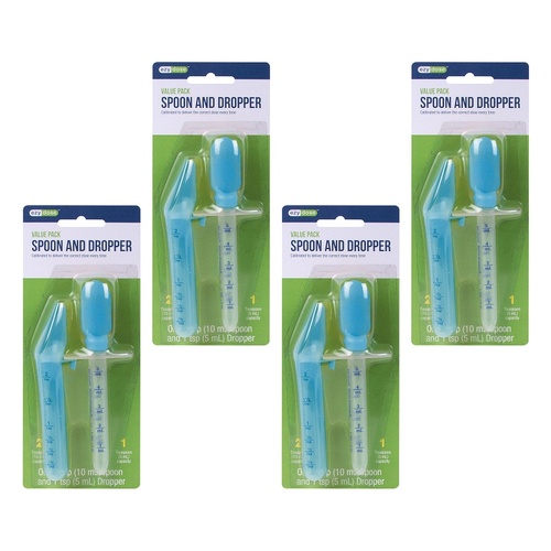 Ezy Dose Medicinal Dropper and Spoon Pack of 4