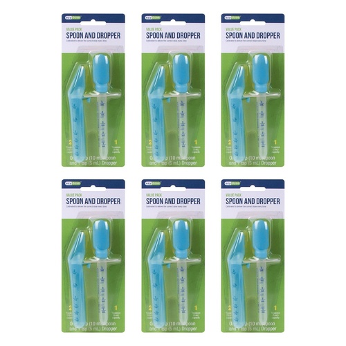Ezy Dose Medicinal Dropper and Spoon Pack of 6
