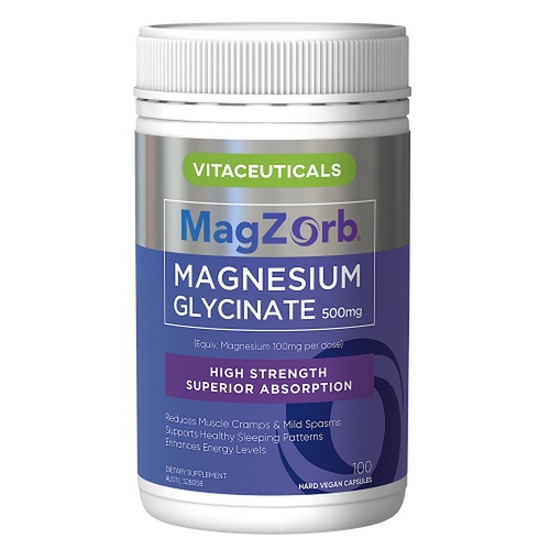 Magzorb Magnesium Glycinate 100 Capsules