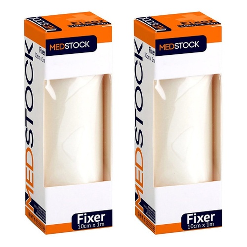 Medstock Fabric Roll Fixer 10cm x 1m 1 Roll Pack of 2