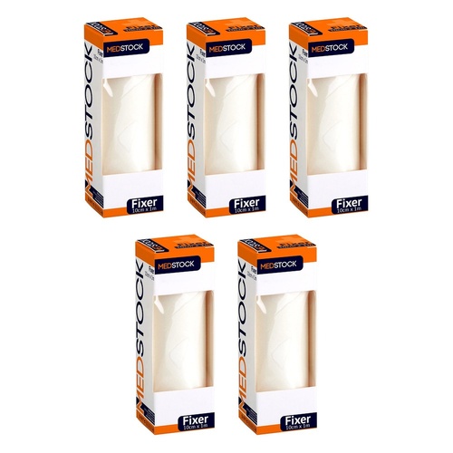 Medstock Fabric Roll Fixer 10cm x 1m 1 Roll Pack of 5