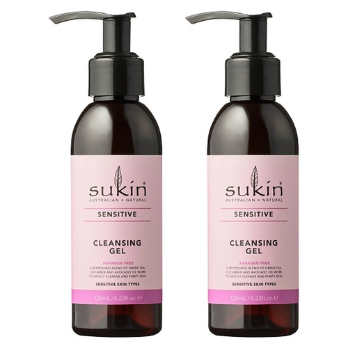 Sukin Sensitive Cleansing Gel 125mL Pack of 2