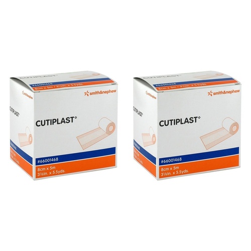 Cutiplast Wound Dressing Roll 8cm x 5m Pack of 2