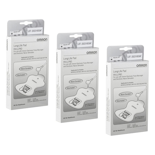 Omron Long Life Replacement Pads Pack of 3
