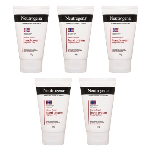 Neutrogena® Norwegian Formula Fragrance Free Hand Cream 56g Pack of 5