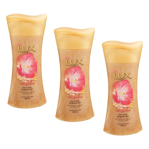 Lux Body Wash Evenly Gorgeous 400mL Pack of 3