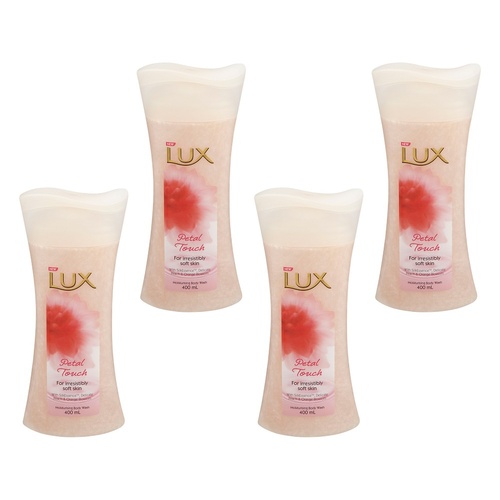 Lux Body Wash Petal Touch 400mL Pack of 4
