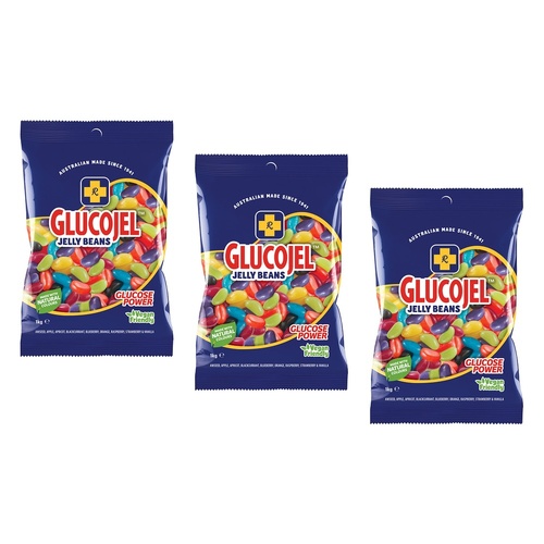 Glucojels Jelly Beans 1kg x 6 Bundle of 3