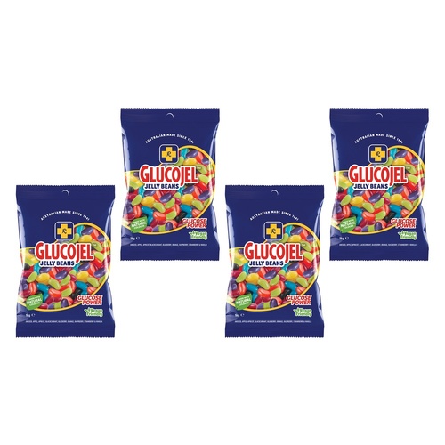 Glucojels Jelly Beans 1kg x 6 Bundle of 4
