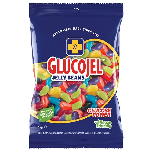 Glucojels Jelly Beans 1kg x 6