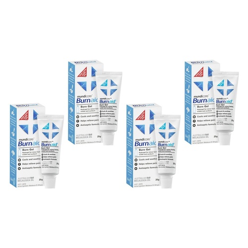 Burnaid Burn Gel 25g Pack of 4