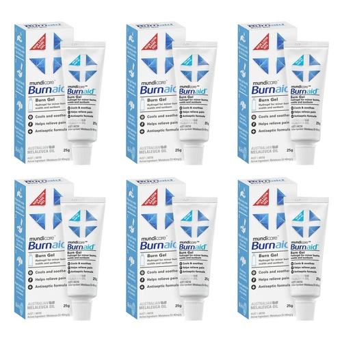 Burnaid Burn Gel 25g Pack of 6