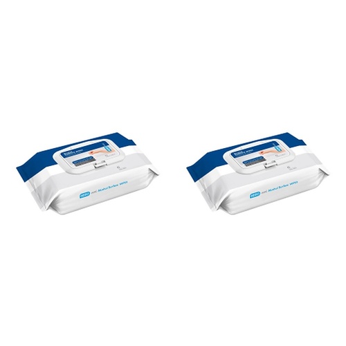 Aero Wipe Surface Alcohol Wipes Pack of 2
