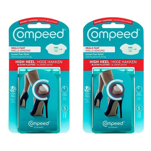 Compeed High Heel Blister Plasters 5 Pack x 6 Bundle of 2