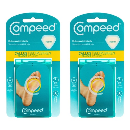 Compeed Callus Plasters 6 Pack x 6 Bundle of 2
