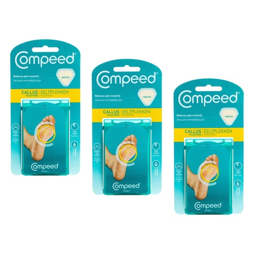 Compeed Callus Plasters 6 Pack x 6 Bundle of 3