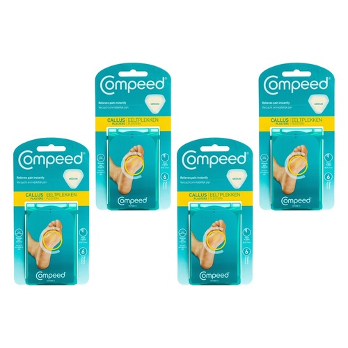 Compeed Callus Plasters 6 Pack x 6 Bundle of 4