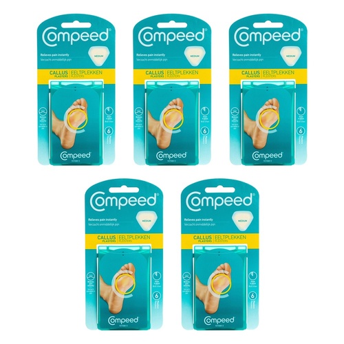 Compeed Callus Plasters 6 Pack x 6 Bundle of 5