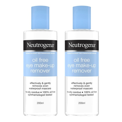 Neutrogena® Oil-Free Eye Make-Up Remover 200mL Pack of 2