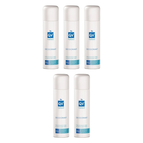 Ego QV Naked Deodorant Spray 100g Pack of 5