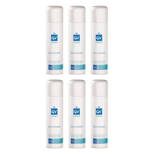 Ego QV Naked Deodorant Spray 100g Pack of 6