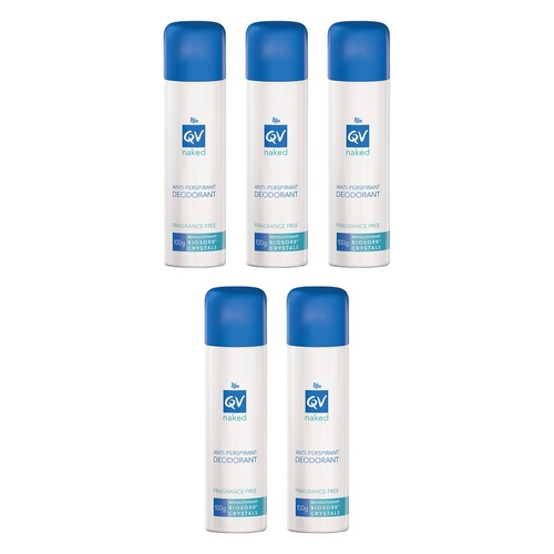 Ego QV Naked Anti-perspirant Deodorant Spray 100g Pack of 5