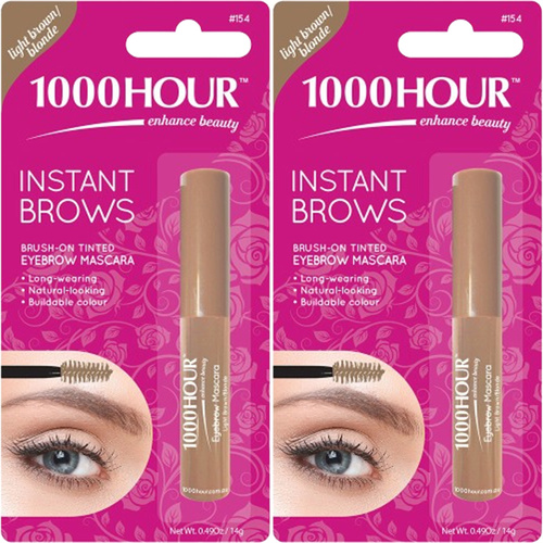 1000 Hour Instant Brows Light Bown/Blonde 2x 14g Value Pack