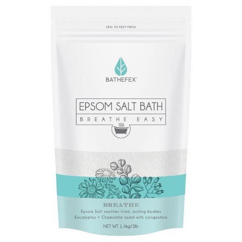 Bathefex Epsom Salt Bath Breathe Easy 1.4kg
