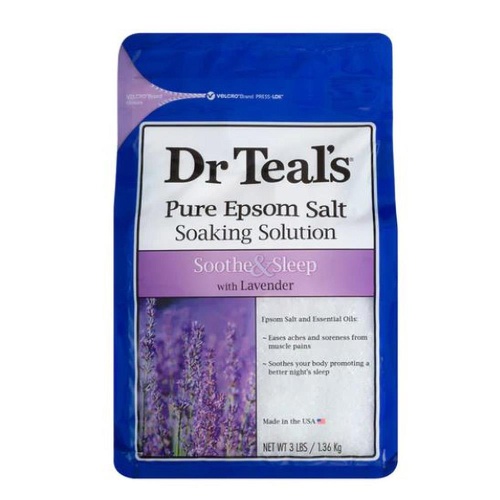 Dr Teal's Epsom Salt Soaking Solution Soothe & Sleep Lavender 1.36kg