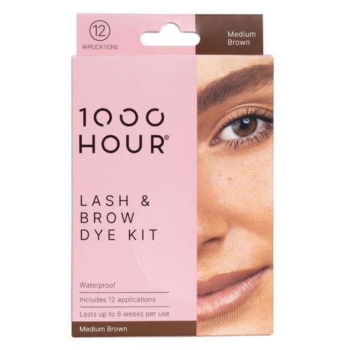 1000Hour Lash and Brow Dye Kit Medium Brown