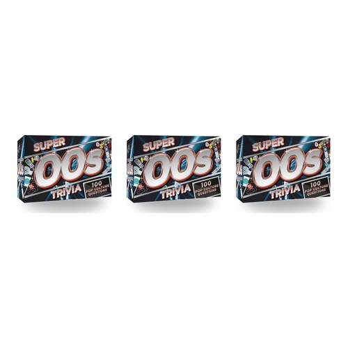 Super 00s Trivia Game 100 Pop Culture Questions Pack of 3