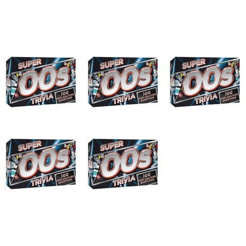 Super 00s Trivia Game 100 Pop Culture Questions Pack of 5