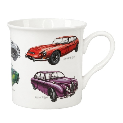 Palace Mug Classic Cars Design Jaguar E-Type S-Type