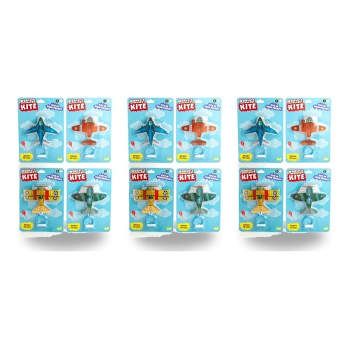 Novelty Gift World's Smallest Kite Plane - Random Design Supplied Pack of 3