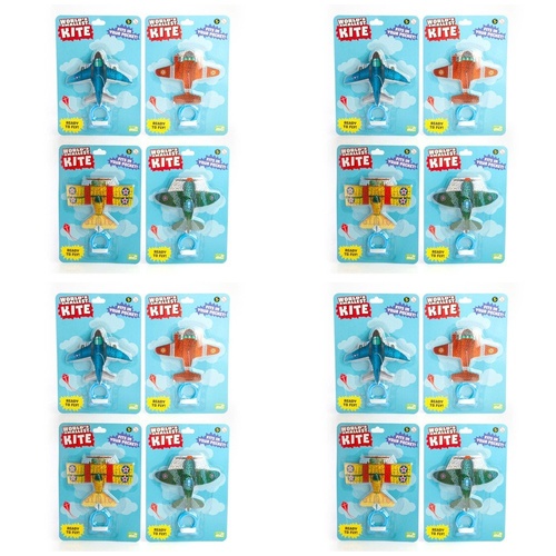 Novelty Gift World's Smallest Kite Plane - Random Design Supplied Pack of 4