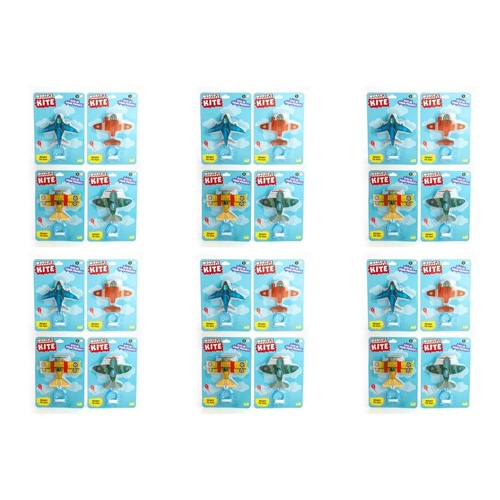 Novelty Gift World's Smallest Kite Plane - Random Design Supplied Pack of 6