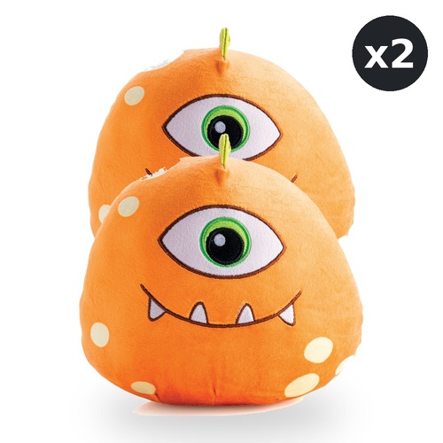 Smoosho's Pals Monsterlings Borg Plush Mallow Toy Animal Ultra Soft Pack of 2