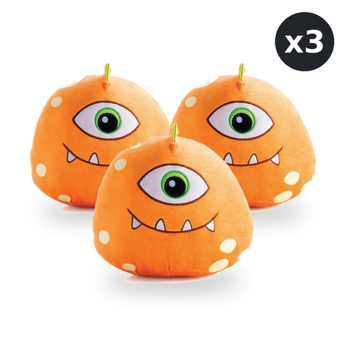 Smoosho's Pals Monsterlings Borg Plush Mallow Toy Animal Ultra Soft Pack of 3