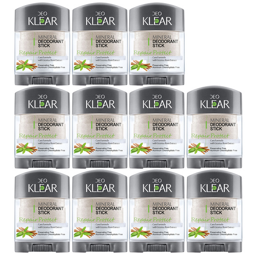 Deoklear Mineral Deodorant Repair Protect Licorice Extract 70g Bundle of 11