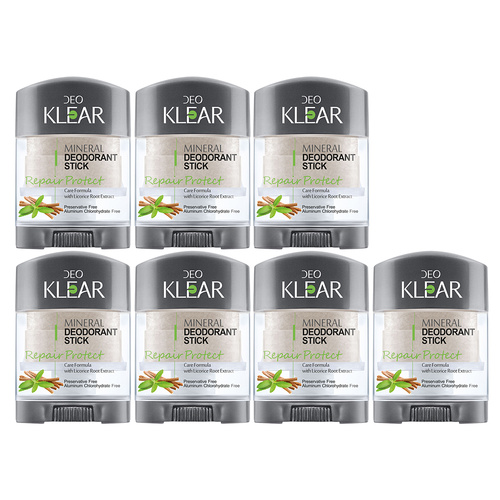 Deoklear Repair Protect Mineral Deodorant Licorice 70g Aluminium Free Bundle 7