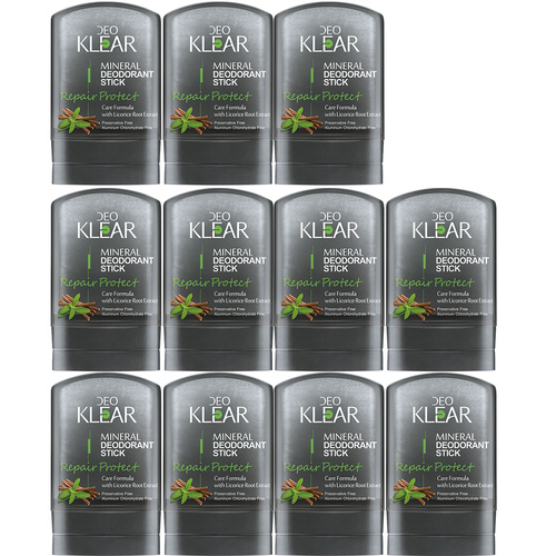 Deoklear Mineral Deodorant Repair Protect Licorice Extract 60g Bundle of 11