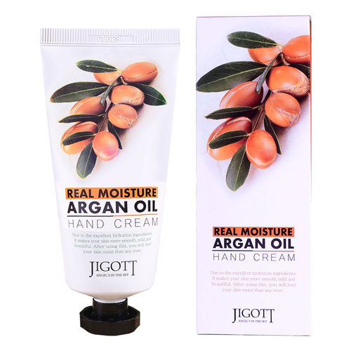 Jigott Real Moisture Hand Cream Argan Oil 100ml Nourishing Hydration