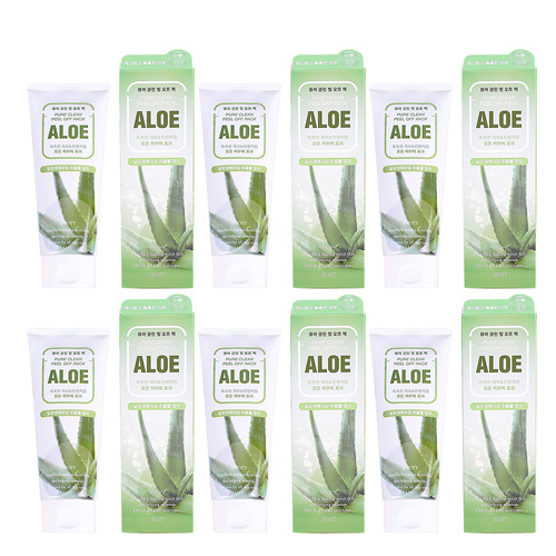 Jigott Pure Clean Aloe Peel Off Mask 180ml Pack of 6 Deep Cleansing