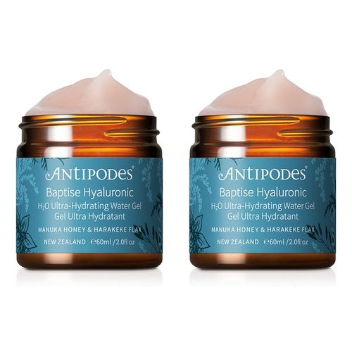 Antipodes Baptise H20 Ultra Hydrating Water Gel 60mL Pack of 2